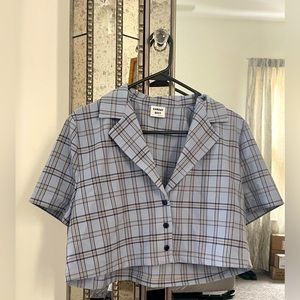 Sunday Best cropped flannel